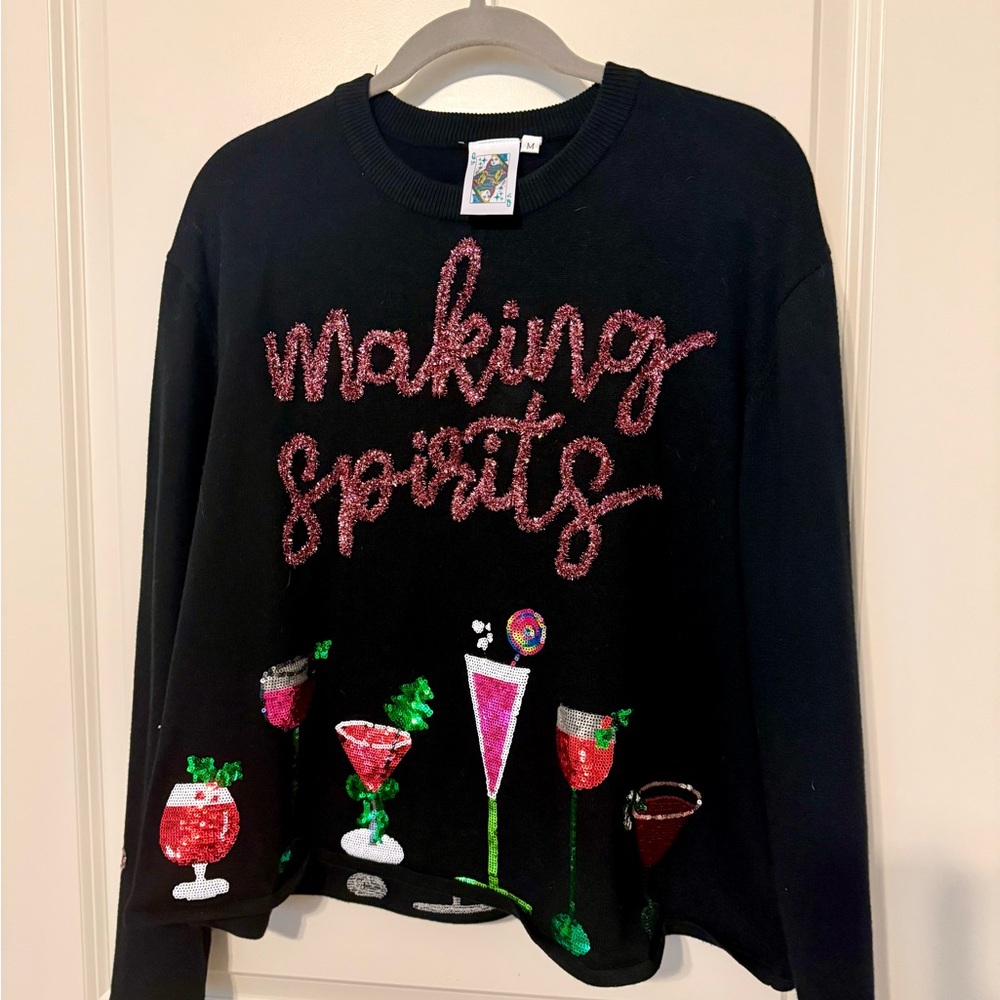 QOS Holiday Drinks Sweater